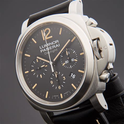 luminor panerai daylight replica|pre owned panerai luminor marina.